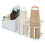 Coffee Tea Condiment Accessories Holder Multifunction Disposable Coffee Cup Holder Organizer for Kitchen Office Break 3