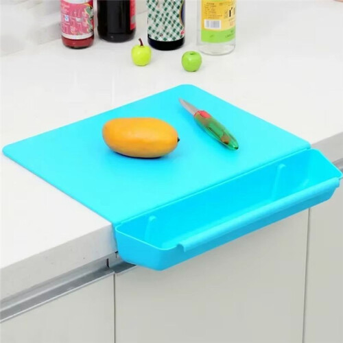 Candy Color Kitchen Practical 2-in-1 Storage with Vegetable Slot Cutting Board Cutting Board Plastic Thickened Red 1