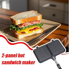 Machine à Sandwichs GrilléS, Grille-Pain Double Face, Grille-Pain AntiadhéSif, Appareil à Sandwichs Thermique pour la Cuisine
