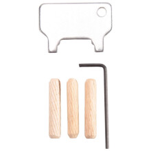 3 in 1 Adjustable Doweling Jig Woodworking Pocket Hole Jig with 8/15mm Drill Bit for Drilling Guide Locator Puncher Tool