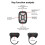 Wireless  Remote Controller Mobile Phone Selfie Controller Ring Mobile Phone Remote Controller Black 9