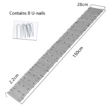(28x150cm)Garden Cat Dogs Repellent Mat With Prickle Strips Keep Away Safe Spike Plastic