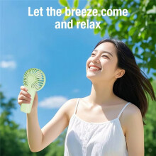 USB Handheld Fan Portable Fan 3 Speed Quick Charging Fan with Digital Display for Indoor Outdoor Makeup Travel B