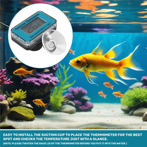 Akvarium/Akvarium Vatten NedsäNkbar VattentäT Digital LCD-Termometer 1