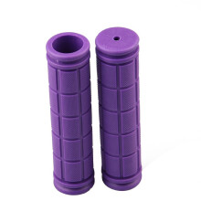 (Purple)Poignée de vélo souple poignées poignée main vtt bmx vélo route montagne scooter vélo