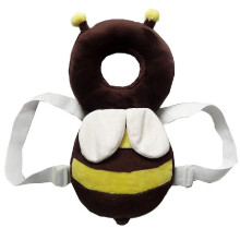 (Bee)Almohadillas protectoras para la cabeza de los niños ambas correas para los hombros ángeles decoración de alas de insectos