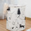 Laundry Basket Hamper Storage Bin Organization Collapsible Laundry Basket Cat Print Toy Storage Box 3
