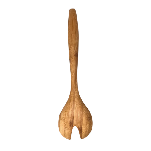 Stylish Premium 2-Piece Bamboo Salad Servers Set 2