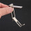 Titanium Alloy Desk Bag Hanger Multifunctional EDC Tools Desk  Backpack Hook Keychain Buckle 6