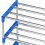 4-Tier Stackable Small Shoe Rack,  Shoe Shelf Storage Organizer for Entryway, Hallway and Closet() 4
