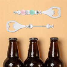 20pcs Beadable Beer Opener Beer Bottle Opener Decorative Beaded Bottle Opener DIY Bead Bottle Opener