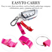 100pcs Personalized Aluminum Bottle Opener Keychain/Logo Keychains for Bar, Graduation, Party, Wedding Favors Gift