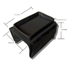 Sofa Armrest Organizer Storage Bag Durable Oxford Cloth Material Bedside Hanging Bag Suitable for TV Remote Snacks