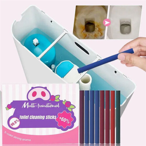 Toilet Cleaning Sticks, Multi-Functional Deodorizing Toilet Cleaning Sticks (2Box) 1
