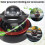 Auto Solar Power Luft Erfrischer, Aromatherapie Duft Diffusor Interstellar Suspension Doppel Ring Luft Diffusor, Schwarz 6