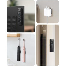 6 Pack Magnetic Remote Control Holder Wall Mount, Magnetic Remote Control Holder for Home Office TV, Fan,Air Conditioner