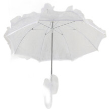 Klasyczny koronkowy parasol ślubny w stylu vintage, elegancki wzór, idealny na wieczór panieński, wielofunkcyjna dekoracja na imprezę