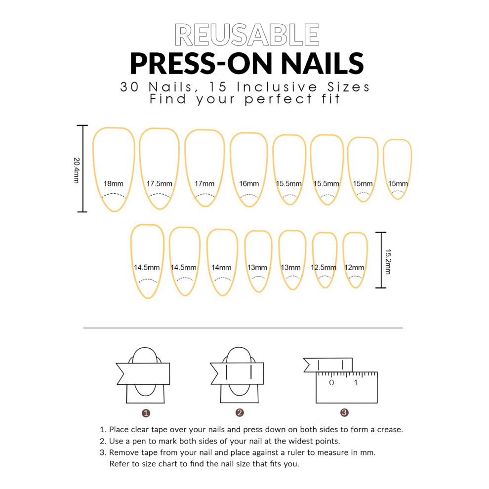 Phui-Pet-Supplies 3D Butterfly False Nails 30Pcs Almond Abs Eco-Friendly