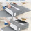 Handheld Fabric Storage Box Folding Clothes Storage Box Household Clothes Bedding Storage Bag Pattern Color 5