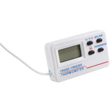 Freezer Thermometer Double Temperature Alarm Indoor Digital Display Electronic Household Refrigerator Thermometer