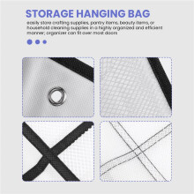 12 Large Mesh Pocket Hanging Shoe Organiser Rack Behind Doors Shoes Rack Storage Household Wall Bag Room Shoes Storage-B