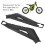 Schwarzer Schwingenarm Schutzabdeckung für Sur Ron Light Bee X E-Bike 8