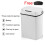 Trash Can for Kitchen House  Home Dustbin Wastebasket Bathroom Automatic Sensor Trash Can Garbage White 15L 4