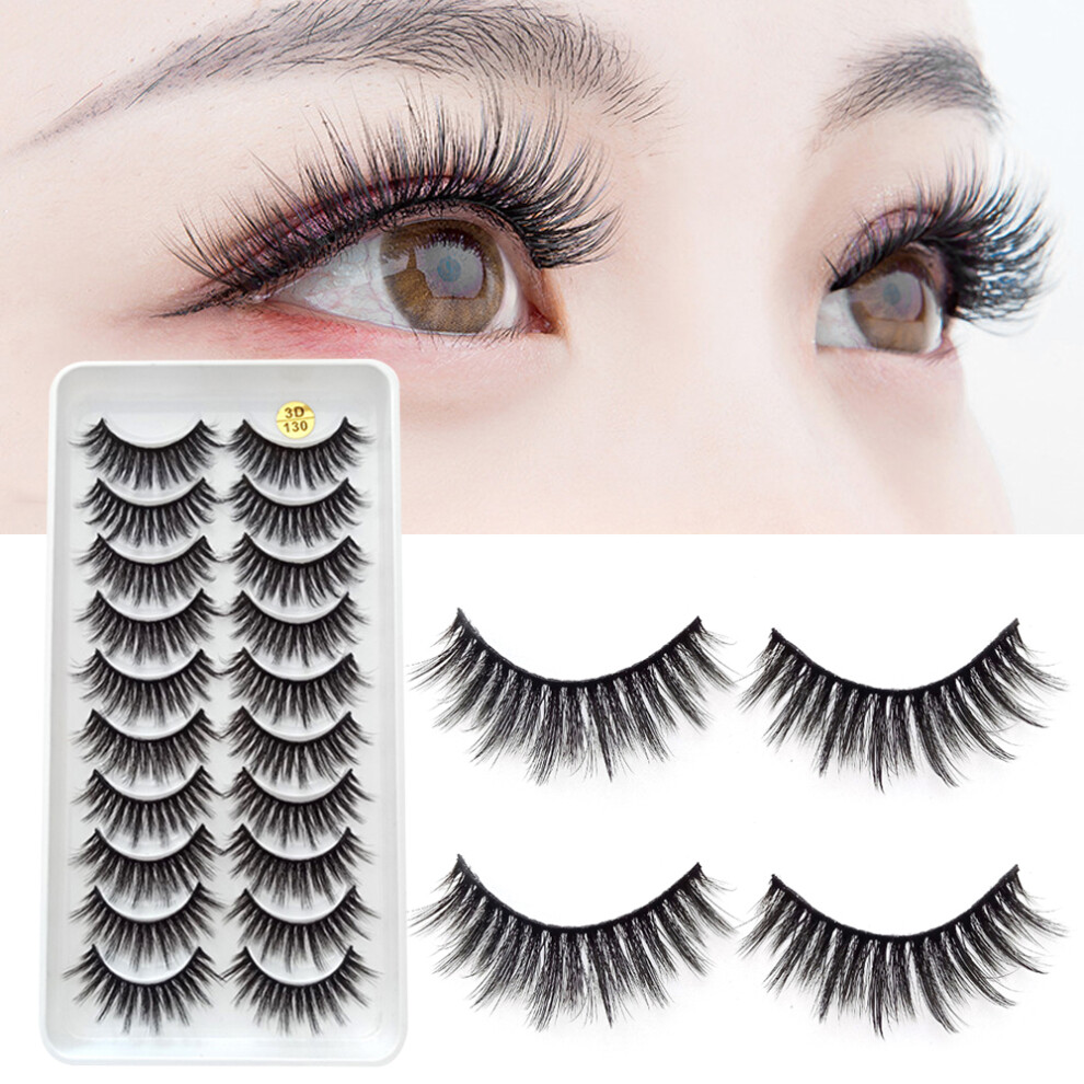 Creation-3C 3D Curled False Eyelashes - Festival Gift