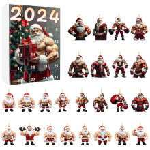 (Style B)Lustiger festlicher Weihnachtsmann Mini Hängeanhänger Weihnachtsgeschenk für Familie Kollegen und