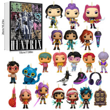 (13)Kpop Dämonenjäger Adventskalender mit Acrylfiguren für Feiertagsfeiern Geschenk