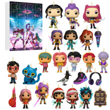 (03)Kpop Dämonenjäger Adventskalender mit Acrylfiguren für Feiertagsfeiern Geschenk