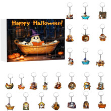 (Style G)Halloween Geist Schlüsselanhänger mit Acrylkonstruktion für Zubehör festlich