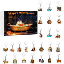 (Style C)Halloween Geist Schlüsselanhänger mit Acrylkonstruktion für Zubehör festlich