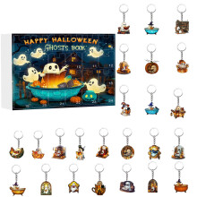 (Style E)Halloween Geist Schlüsselanhänger mit Acrylkonstruktion für Zubehör festlich