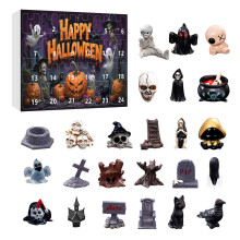 (Style B)Halloween Serie Geist Skelett Kürbis Harz Tischdeko für Party Geschenk