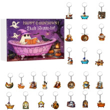 (Style B)Halloween Geist Schlüsselanhänger mit Acrylkonstruktion für Zubehör festlich