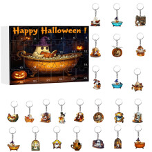 (Style F)Halloween Geist Schlüsselanhänger mit Acrylkonstruktion für Zubehör festlich