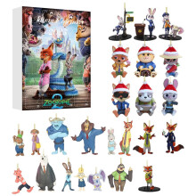 (typle C)Zootopia Holiday Acryl Baumschmuck mit Tierfiguren zum Verschenken