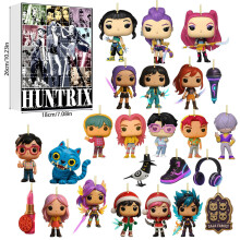 (14)Kpop Dämonenjäger Adventskalender mit Acrylfiguren für Feiertagsfeiern Geschenk
