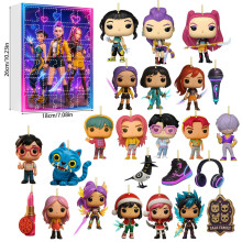 (12)Kpop Dämonenjäger Adventskalender mit Acrylfiguren für Feiertagsfeiern Geschenk