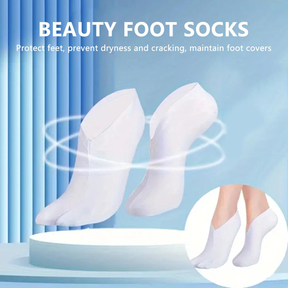 Dachuang Beauty (4 Pairs) Gel Socks For Dry Cracked Feet Care