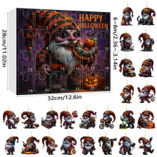 (Style B)Calendario conto alla rovescia Halloween acrilico decorazioni da appendere per festa e regalo