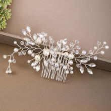 Crystal Wedding Hair Pins - Shiny Pearl Hair Clips