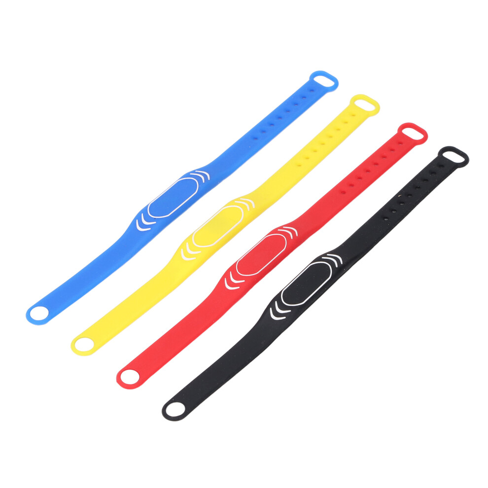 Nfc Bracelet T5577id Copyable Silicone Wristband Water Resistant 4 Colors 5001385117227