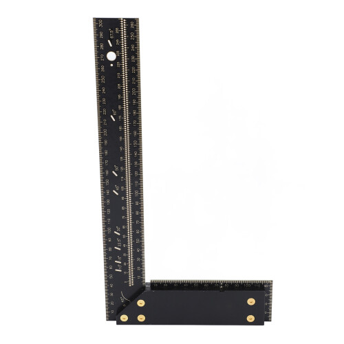 Aluminum Alloy L Type Ruler 300mm Woodworking Marking Tool 2