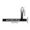 (Logo style) Ski Gloves - Black Polyester, Rubber Coating 1