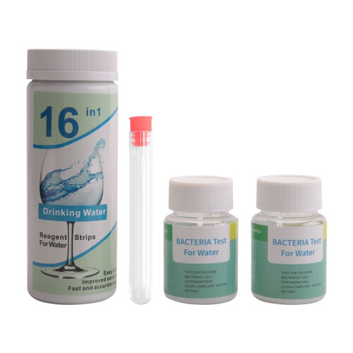 17-in-1 Complete Water Test Kit for Home,100 Strips + 2 Water Testing Kits for Drinking Water Easy Testing, PH, Lead