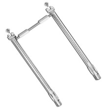 69785 18 Inch Grill Burner Compatible with Spirit I & II 200 Series Spirit E-210 E-220 with Front Control Tube Pipe