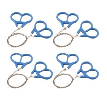 DrahtsäGe, 20-Zoll-Edelstahl-SeilsäGe mit Wellenschliff, Notfall-KettensäGen-Kit Outdoor-Werkzeuge für Schneiden Von BäUmen, 4Er-Pack