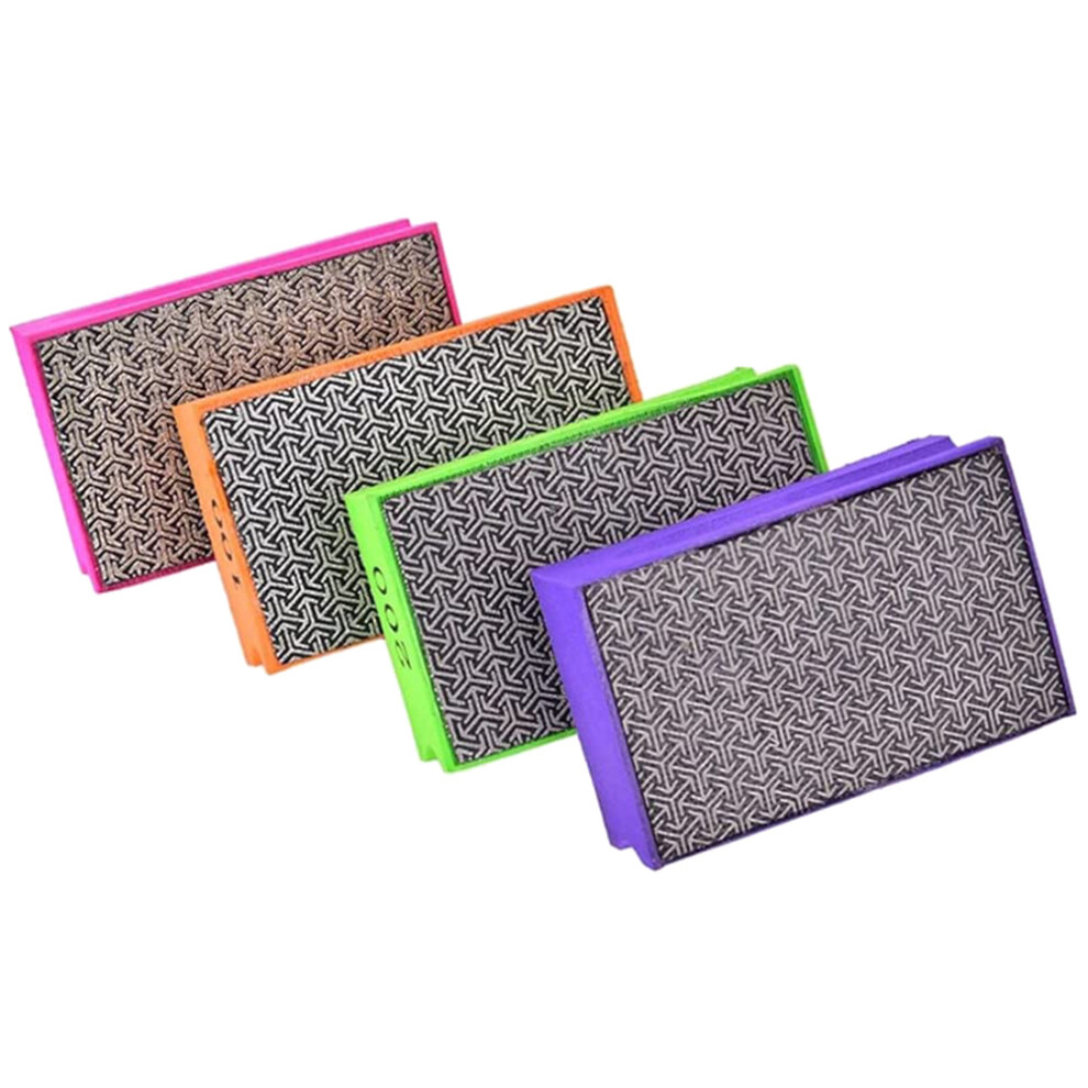 Electroplated Diamond Hand Polishing Pads Foam Back For Granite Ceramic Polishing Blocks Marble Grit 60-3000 4712970514536